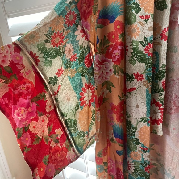 Spell Other - Spell designs Delilah patchwork maxi kimono ruby One Size brand new with tags
